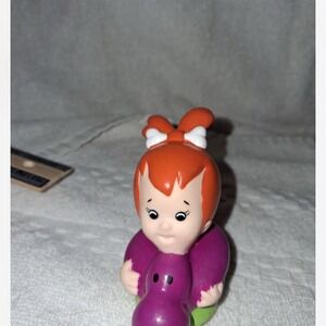 Vintage 1991 Denny's‎ Flintstones Pebbles Water Squirter Toy